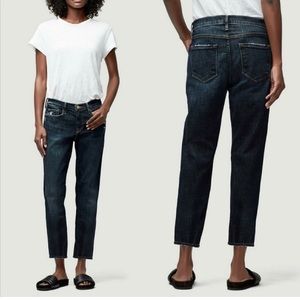 Frame Denim Le Garcon Crop Boyfriend Jean